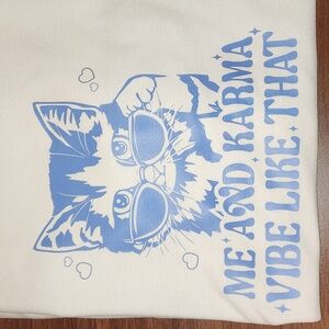 ⭐️ Me and Karma Vibe Like That Cat Tee
